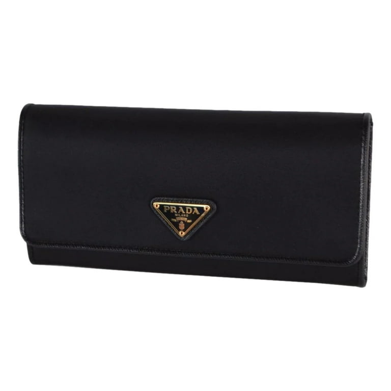 Prada Black Zip-Up Wallet