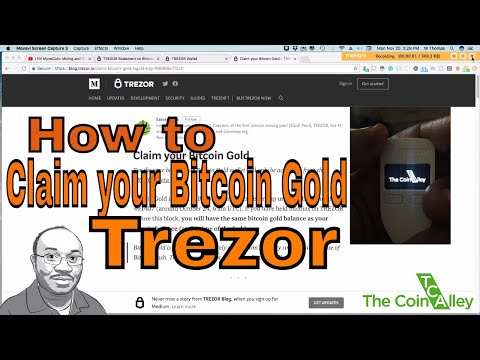 How to Claim Bitcoin Gold (BTG) - Pascal Bergeron