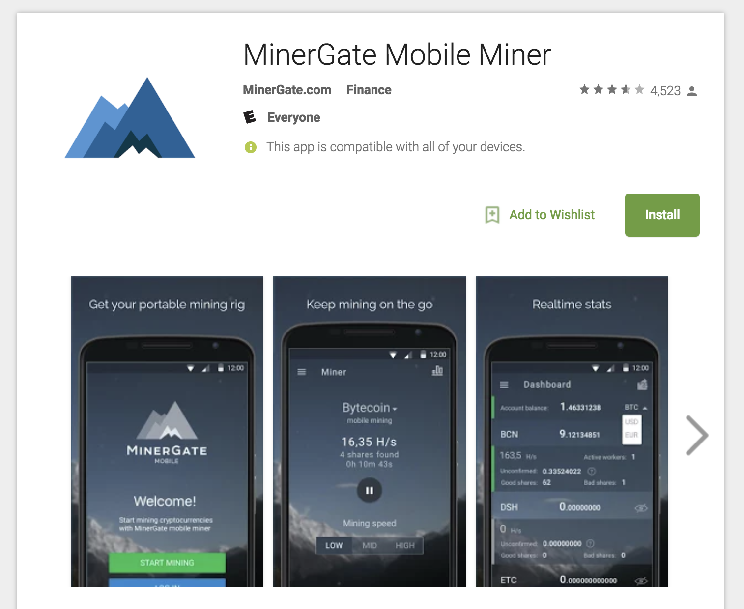 MinerGate APK Download for Android Free