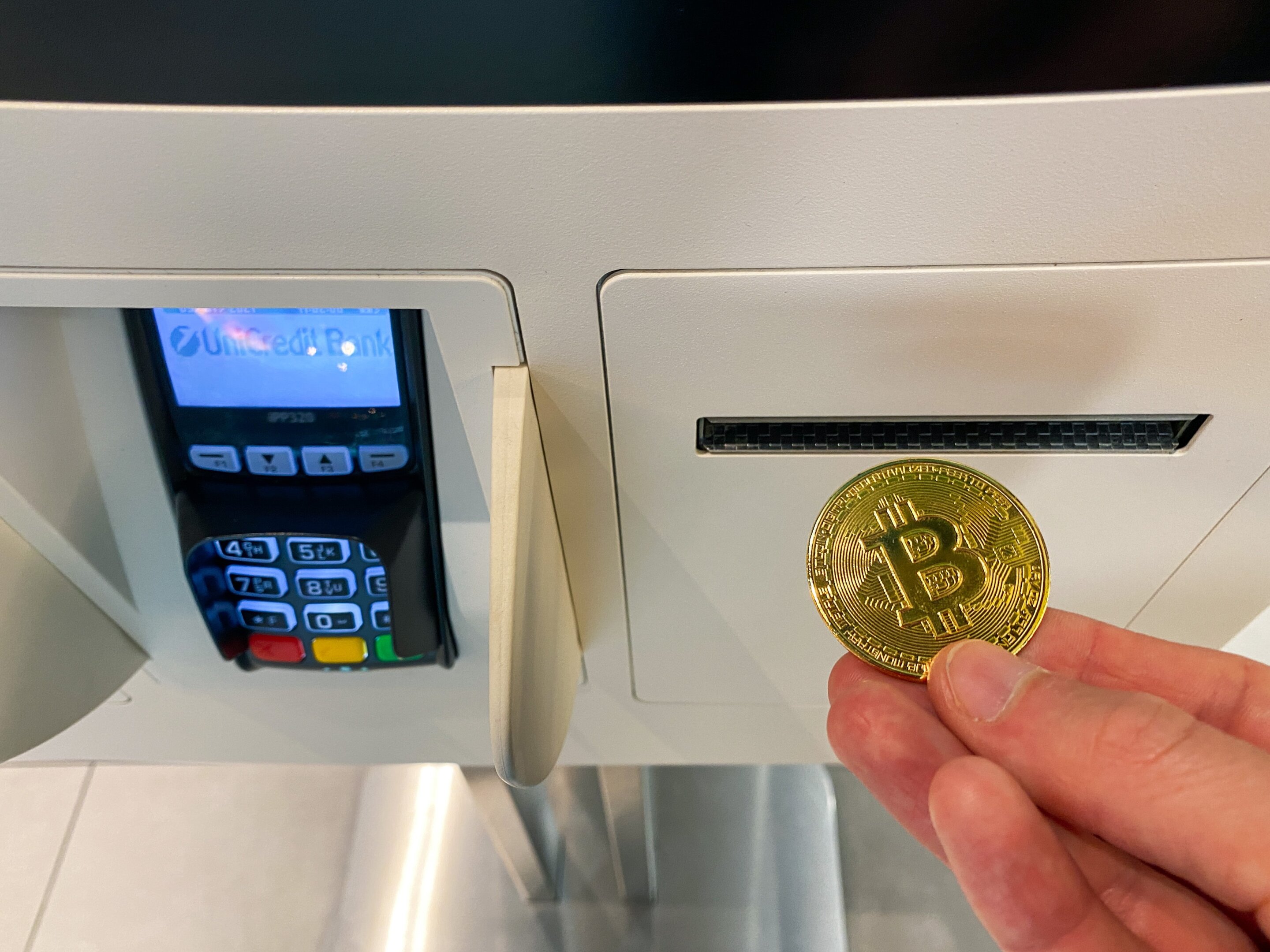 How much does Bitcoin ATM charge per $?