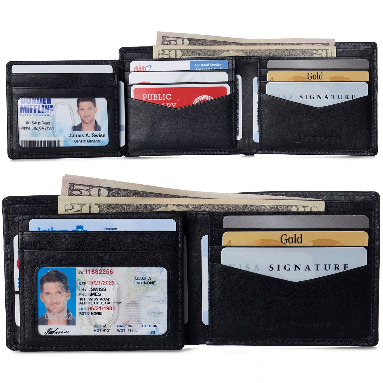 2 ID Front Pocket Leather Wallet - S2-E – WALLETERAS