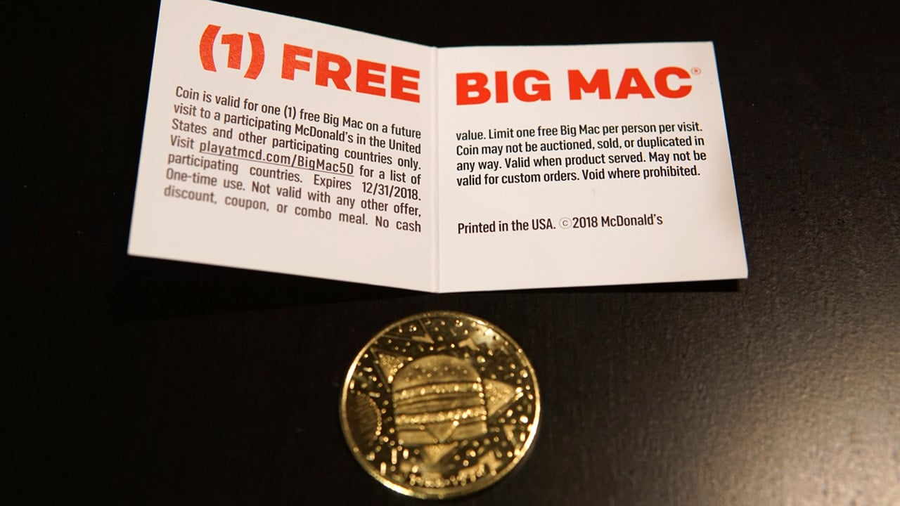 To Celebrate 50 Years of the Big Mac, McDonald’s Debuts Its Own ‘Currency’