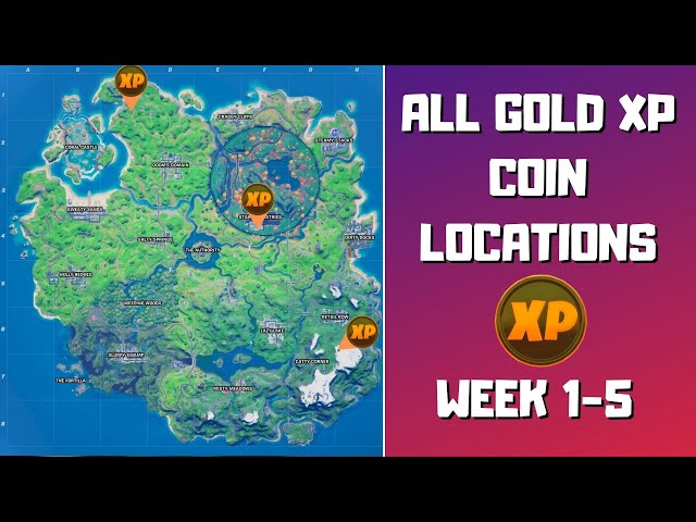 Fortnite Chapter 2 Season 4: Week 5 XP Coin Locations And Guide