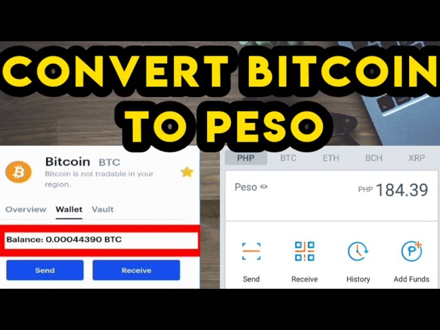 Convert BTC to PHP