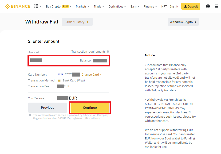 Withdraw from Binance via P2P: detailed Instruction