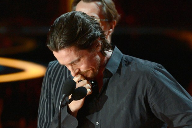 Christian Bale Chokes Up About Heath Ledger's Death at MTV Movie Awards