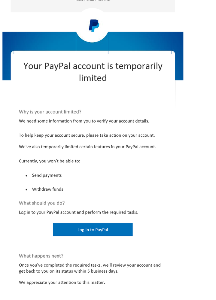 Why is my payment on hold or unavailable? | PayPal GB