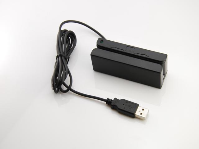 Swipe Card Reader, MSR90 USB Magnetic Strip Card Reader 3 Tracks Mini Mag Hi-Co Swiper