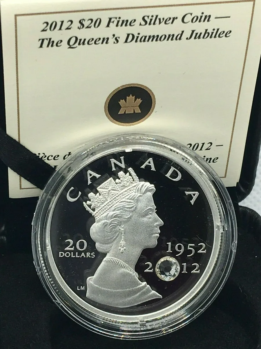 $20 Queen's Diamond Jubilee - Pure Silver 3-Coin Set (No Beauty B