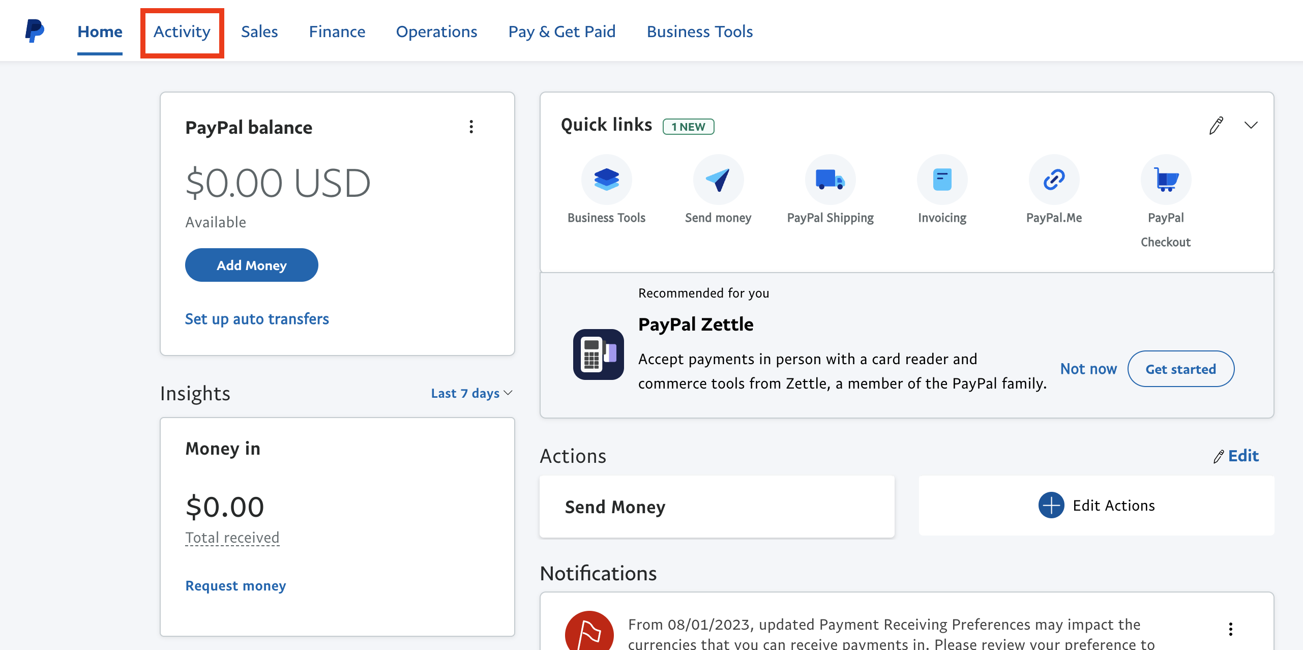 What does the status of my payment or money request mean on my PayPal account? | PayPal CA