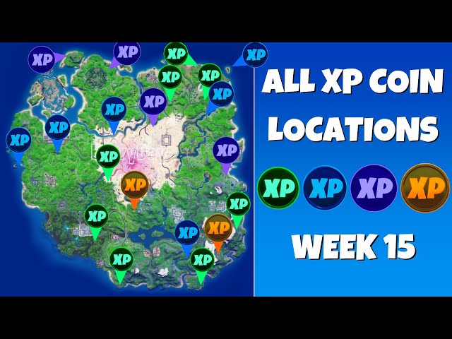 All Fortnite Season 4 Week 2 XP Coin Locations