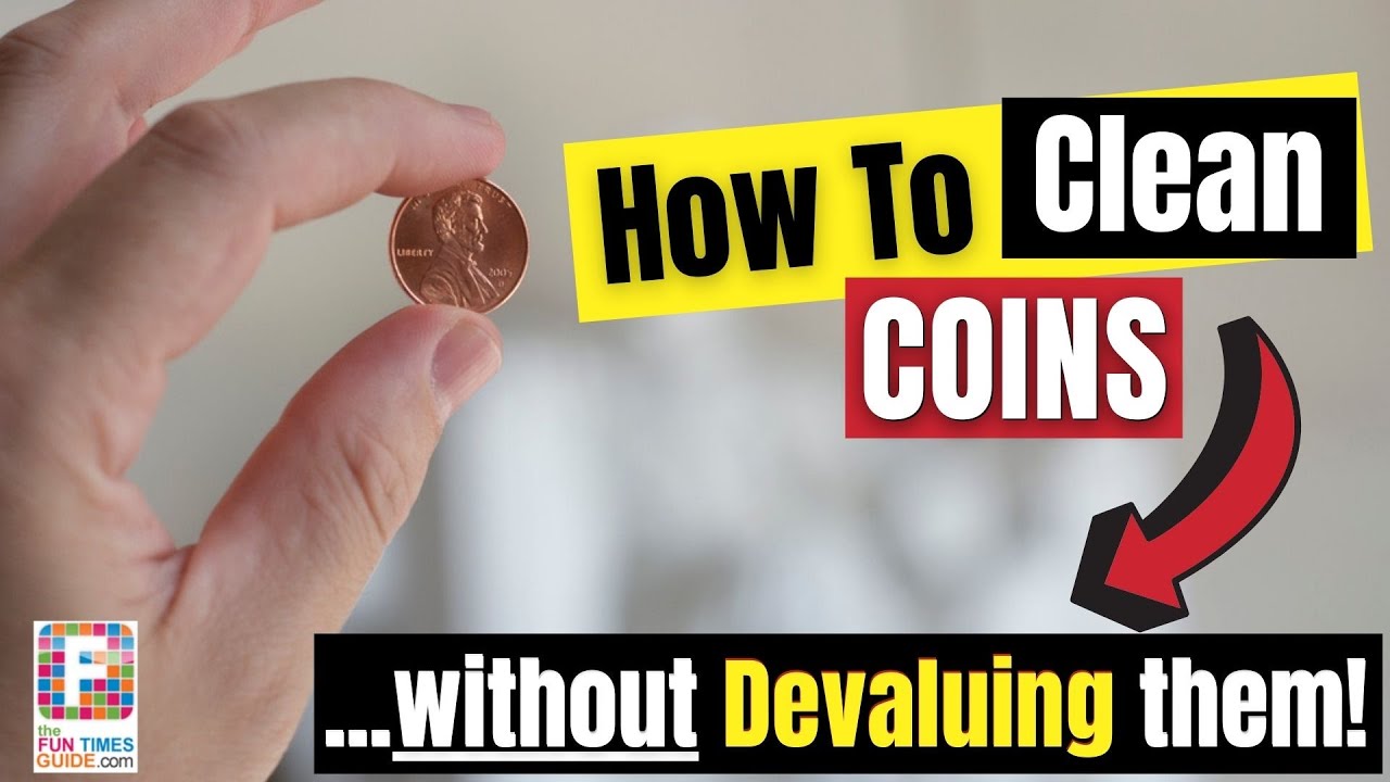 HOW TO CLEAN COINS to reveal lost dates FAST and EASY | How to clean coins, Coins, Cleaning