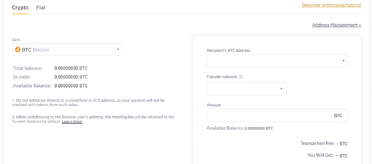 How To Withdraw From Binance To Coinbase Or Any Other Exchange