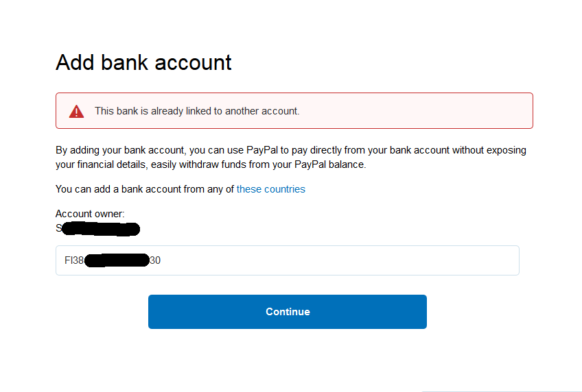 Revolut account IBAN not working with Paypal - Revolut Community