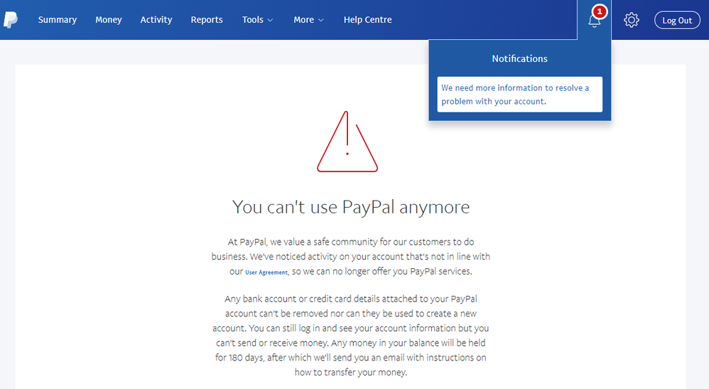 Why is my PayPal account limited? | PayPal GI