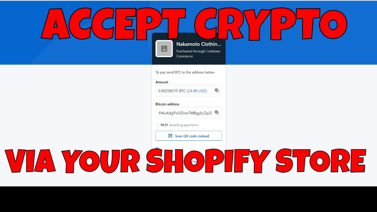 How to accept crypto on Shopify with Coinbase Commerce - Litefy Blog