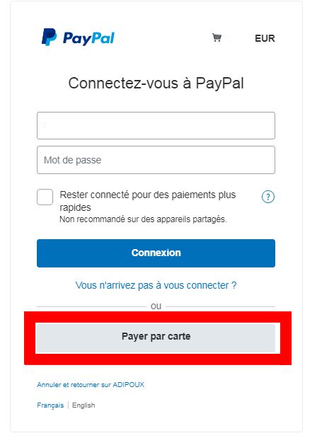 Compte PayPal - Paiements et Transferts d'argent | PayPal GF