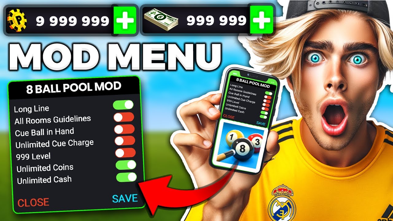 8 Ball Pool APK Mod Menu (Unlimited money antin ban) Download