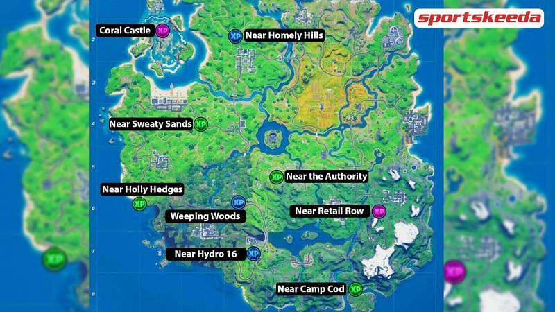 All Fortnite Season 3 Week 4 XP Coin Locations