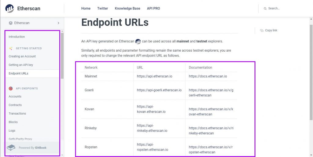 Etherscan APIs- Ethereum (ETH) API Provider