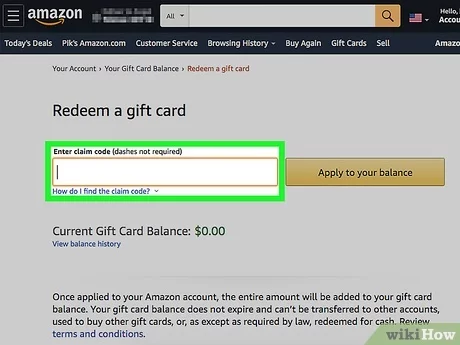 How to transfer gift card points to a different country in the same account