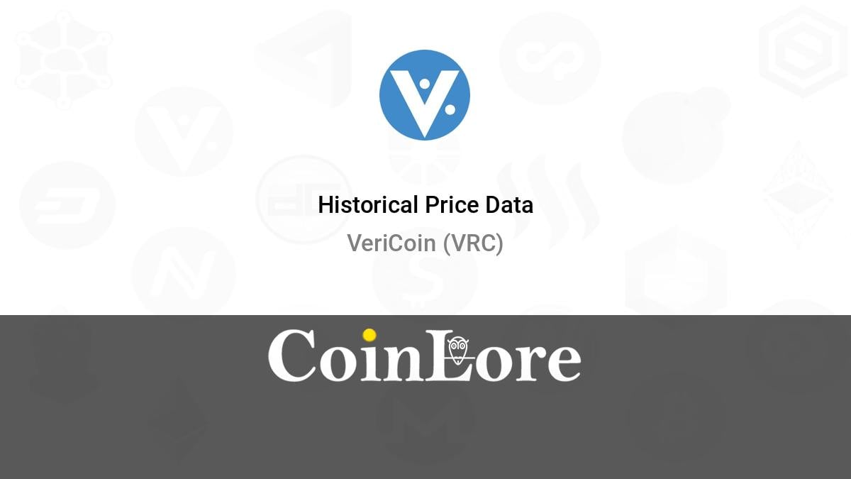 VeriumReserve price today, VRM to USD live price, marketcap and chart | CoinMarketCap