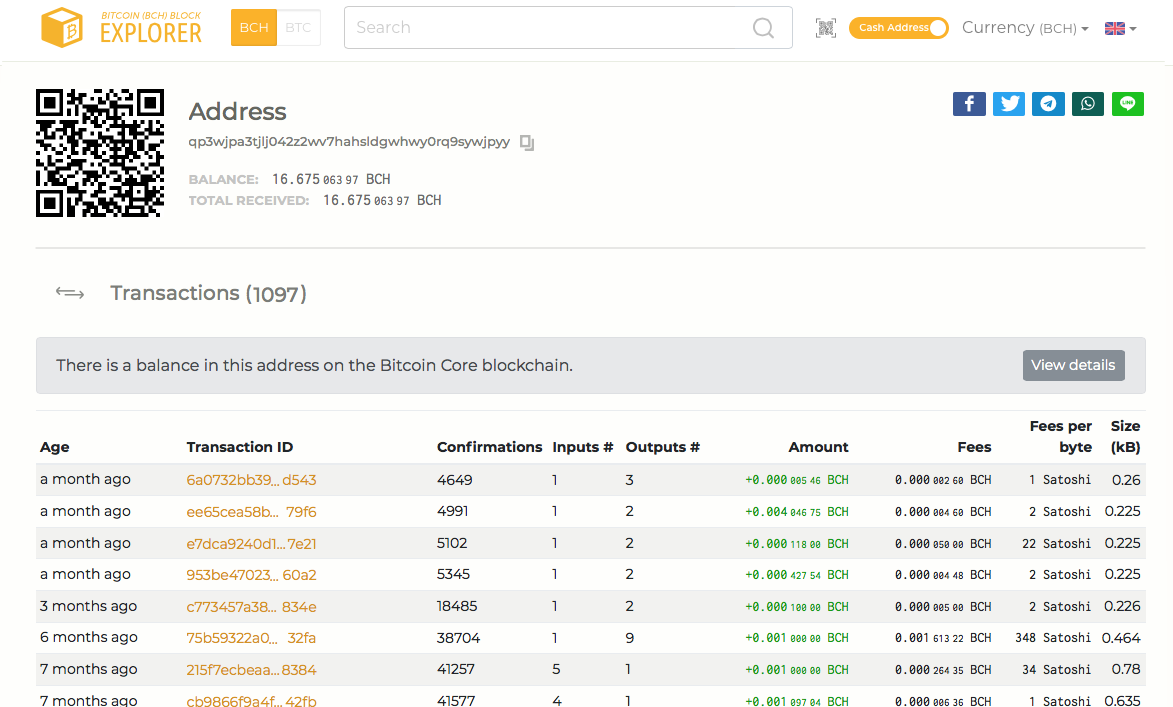 Blockchain Explorer By Bitquery