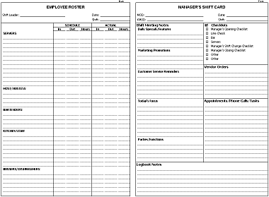 Pocket Rocket Shift Cards-Full Service