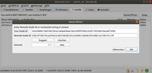 Electrum Bitcoin Wallet