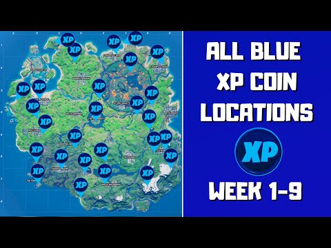 Fortnite Season 4 XP Coins Locations - Maps for All Weeks! - Pro Game Guides