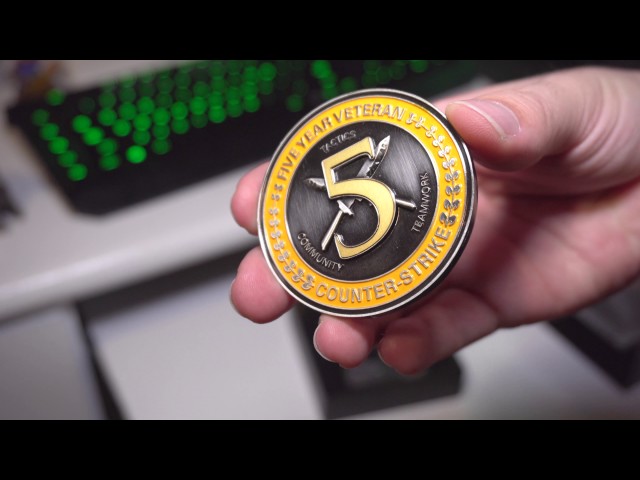 STL file CSGO 5 year veteran coin 🪙・3D print design to download・Cults