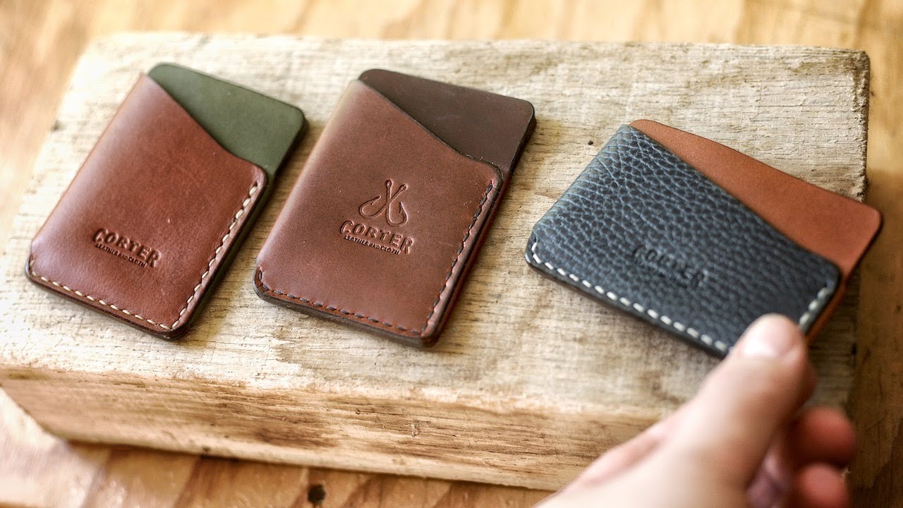 How to make a simple leather wallet | The Leather Guy