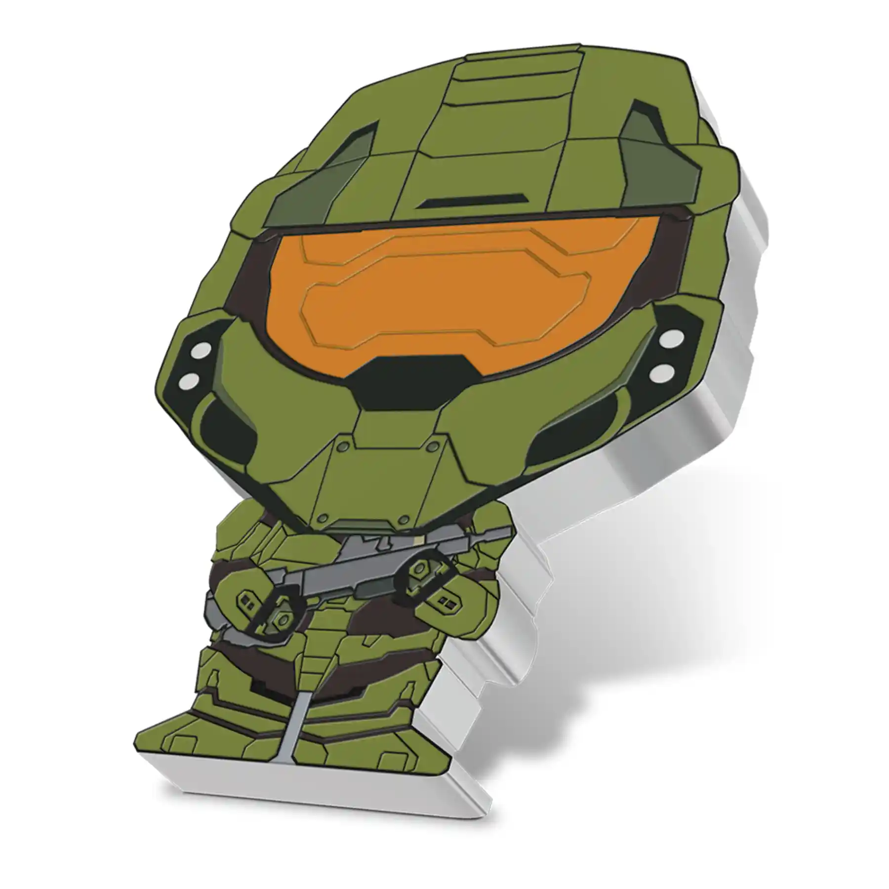 - MASTER CHIEF HELMET - Halo 1 Oz Silver Coin $2