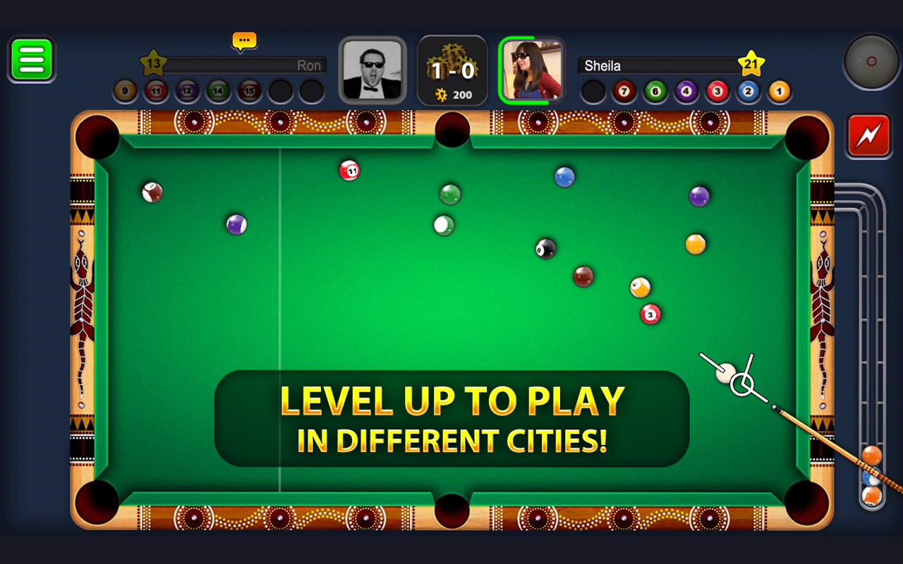 Cheats : 8 Ball Pool Coins simulator Mod Apk free download: