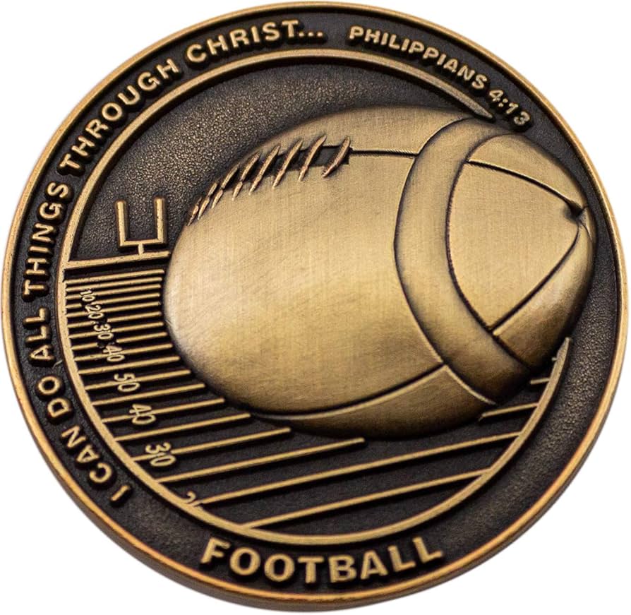 Start + Sit Fantasy Football Metal Coin - TrophySmack