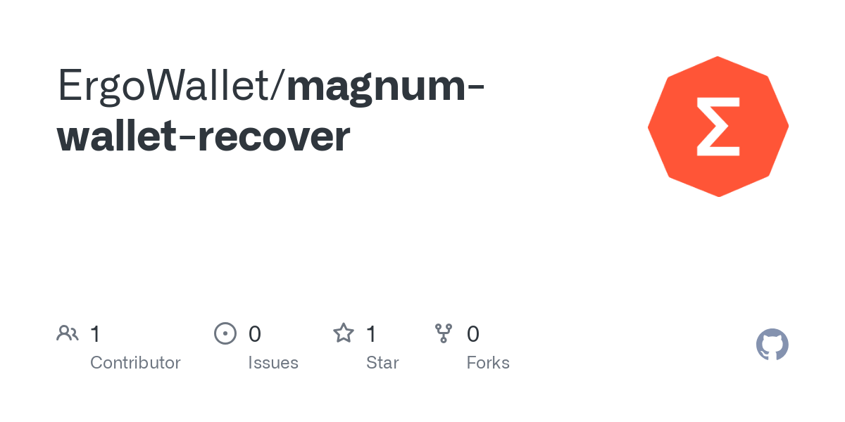 magnumwallet (Magnum Wallet) · GitHub