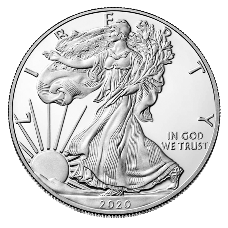 1oz Silver American Eagle Coin () - MyGold