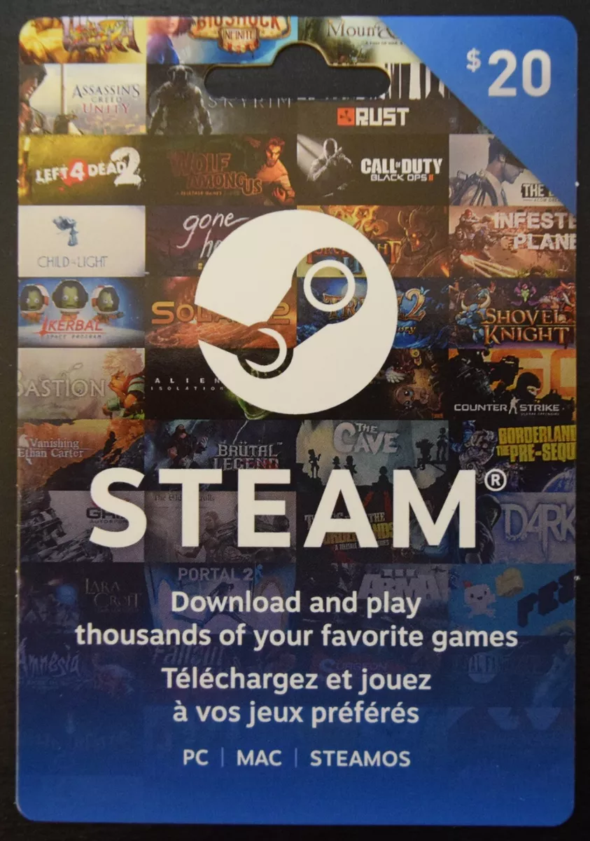 Steam Gift Card | Buy a code online from $10 | cryptolove.fun