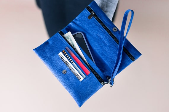 Aurélien | Light Blue Zipper Wallet