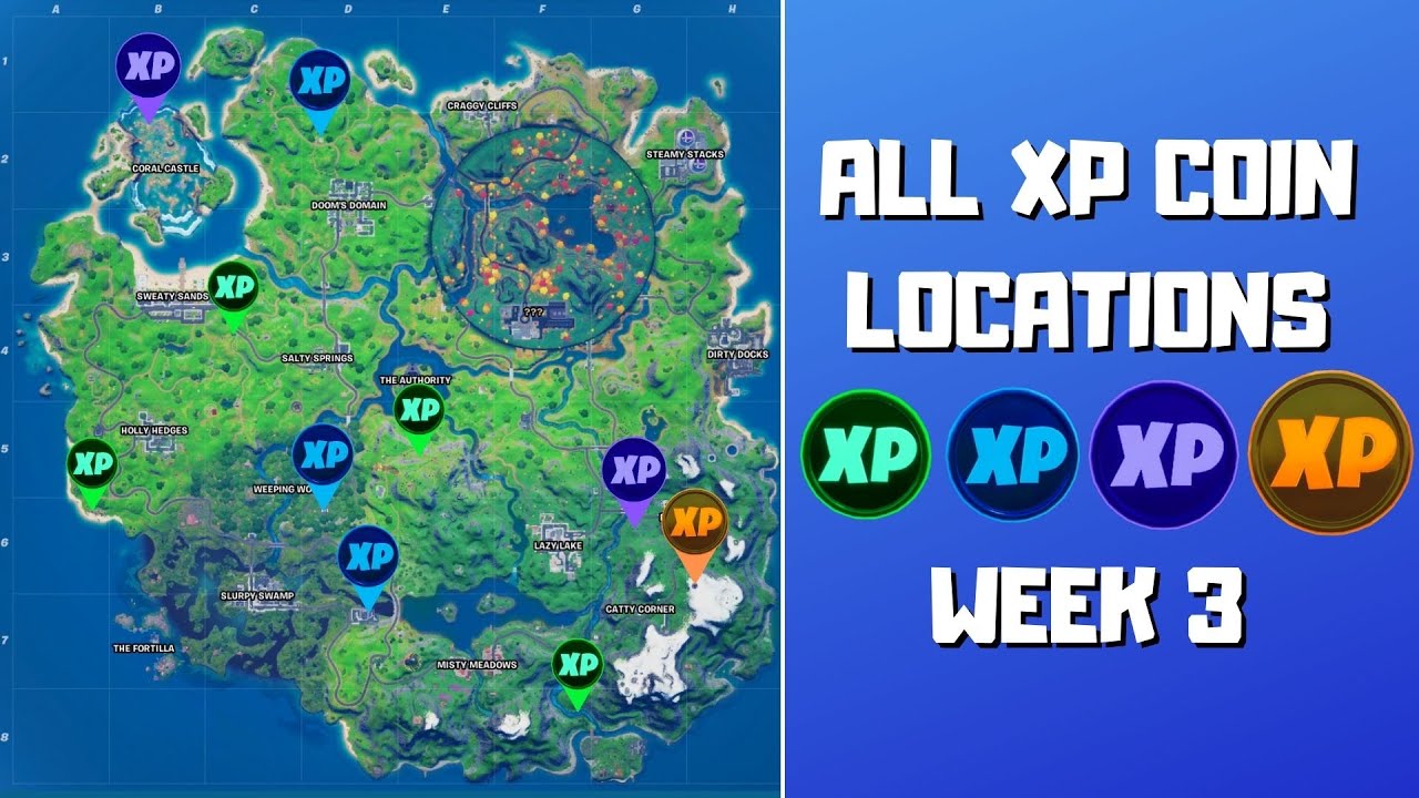 Fortnite Week 12 XP Coins: Check out the locations for all Fortnite XP coins- Republic World