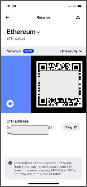 Ethereum address validator