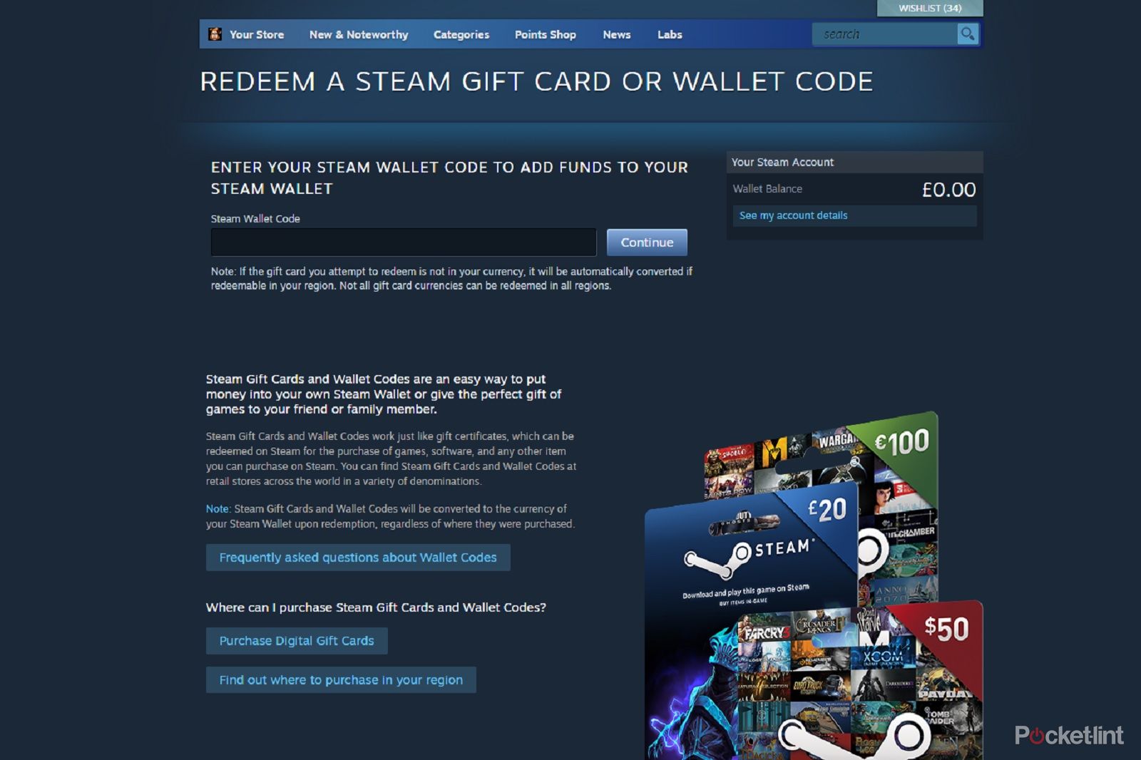 $75 Steam Wallet Code