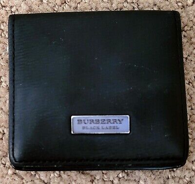 Burberry Black Label Coin Pouch Wallet | Coin pouch, Leather card holder wallet, Burberry wallet