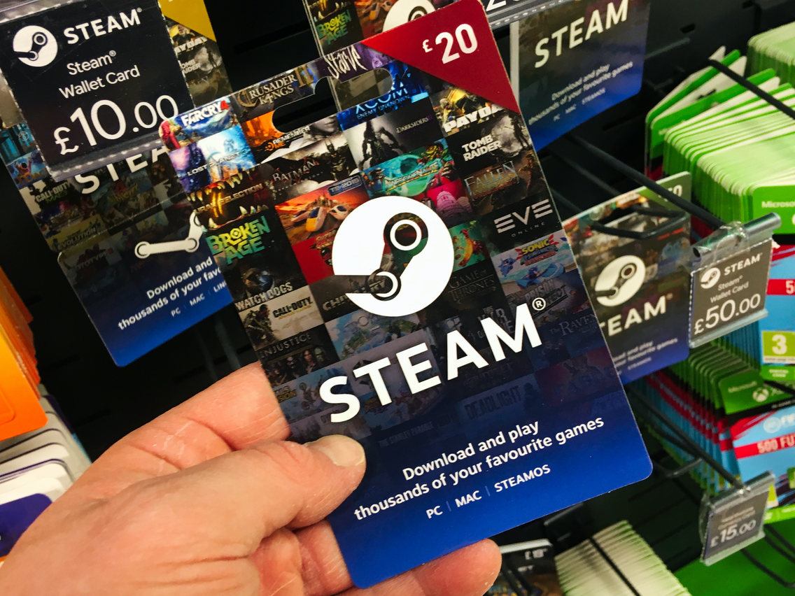 Buy Steam in Estonia. Steam Buy Online with Cryptocurrency. Gift Cards