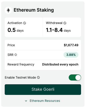 Ethereum liquid staking using distributed validators