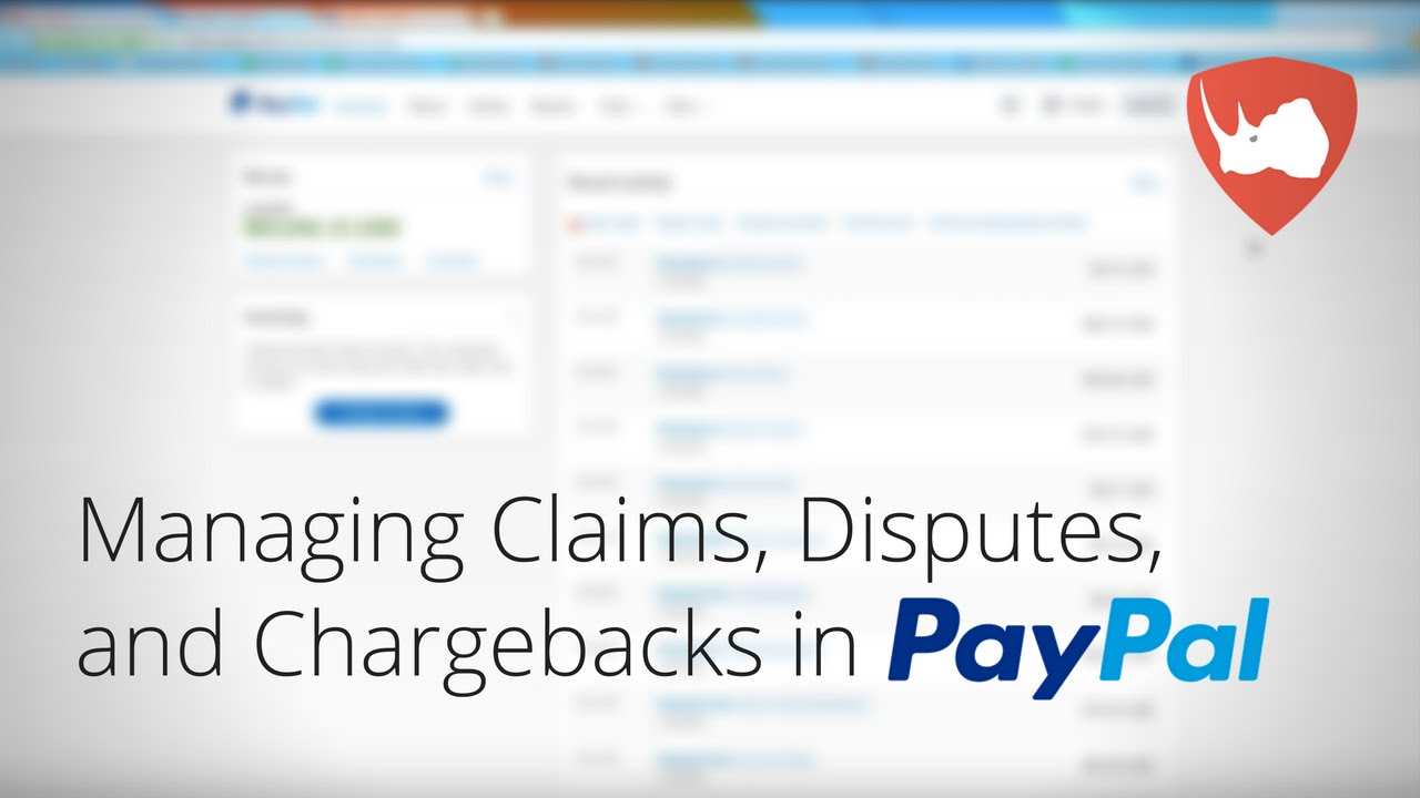 Managing Disputes in PayPal Resolution Center