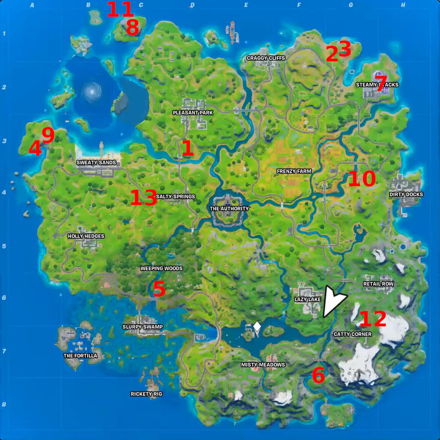 Fortnite: Where to find XP Coins in Week 10 - Millenium