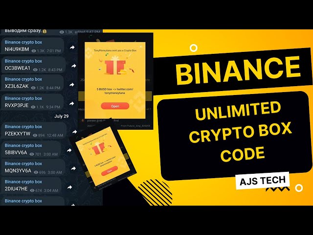 Binance Crypto Box Code– Earn Free Binance Crypto Box Gifts. Binace New Offer