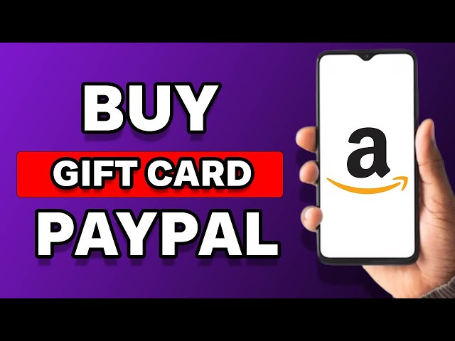 How To Buy Amazon Gift Card With PayPal