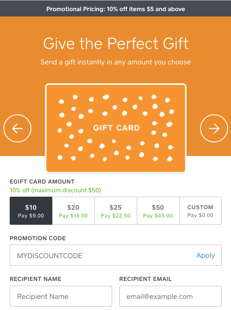 eGift Card | Square One Shopping Centre